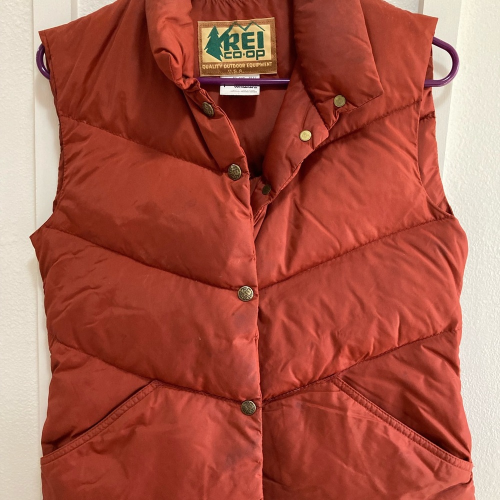 Vintage REI down puffy vest